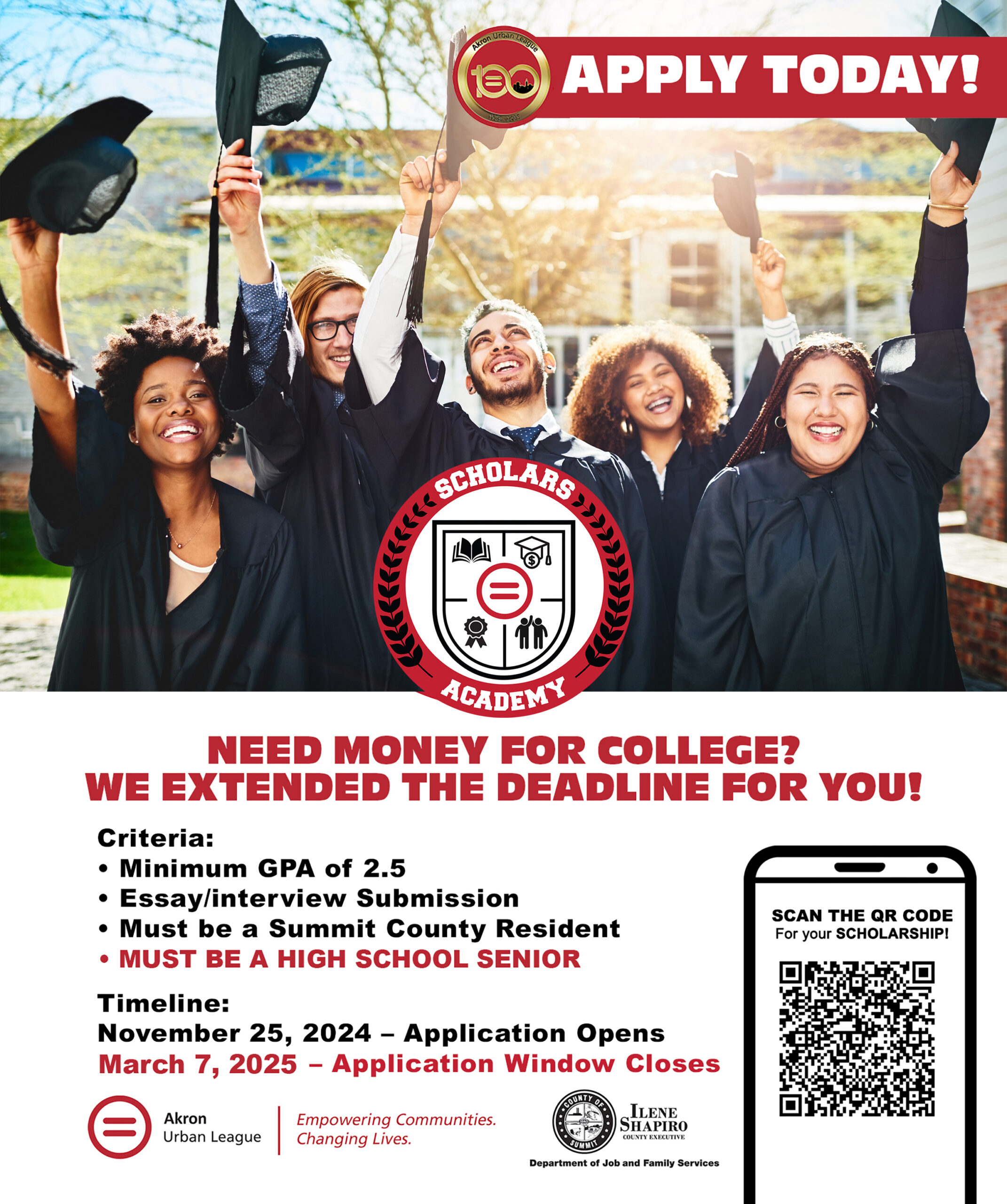 Thumbnail image for: Akron Urban League Scholars Academy – Scholarship Opportunity