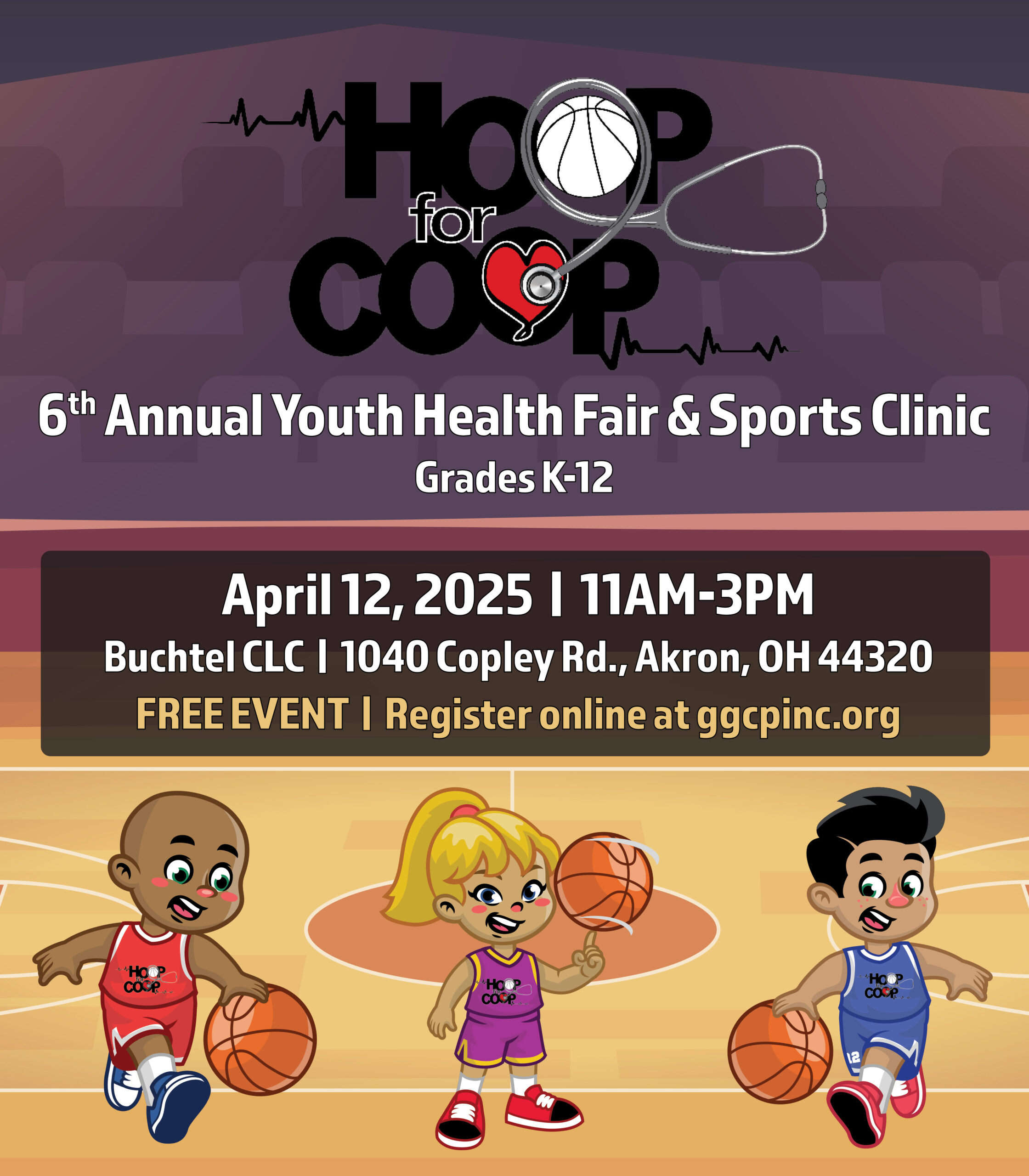 Thumbnail image for: Hoop for Coop: 6th Annual Youth Health Fair & Sports Clinic